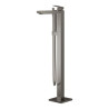 Mitigeur monocommande Bain/Douche 1/2" montage au sol Eurocube Hard Graphite brossé Réf. 23672AL1"