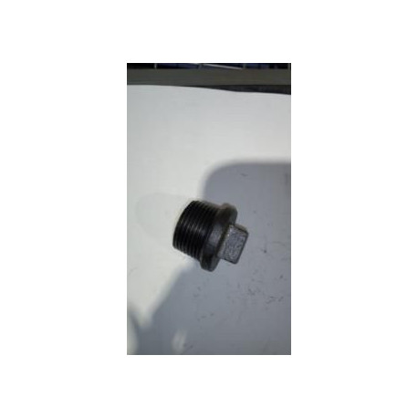 Bouchon 290 fonte malléable noir mâle avec bourrelet 26x34  réf.290026N
