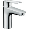 Mitigeur lavabo 100 LOGIS E CoolStart, avec tirette et vidage synthétique Chromé Réf.  71165000