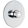Robinet temporisé 7 sec Temposoft 2 pour urinoir, à déclenchement souple pour pose en encastré sous rosace D 130 mm réf. 777130