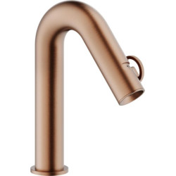 Mitigeur lavabo SOLE ouverture eau froide, débit 5 l/min avec vidage Argilla brossé PVD réf. SO130118/2RTP