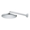 Ensemble douche de tête et bras 380 mm, 1 jet  Chromé REF.26668000