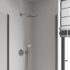 Ensemble douche de tête et bras 380 mm, 1 jet  Chromé REF.26668000