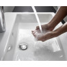 Mitigeur lavabo Vernis Shape  190 avec tirette et vidage synthétique Chromé Réf. 71562000