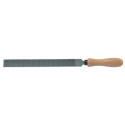 Râpe plate moyenne piqûre poignée bois longueur 250mm