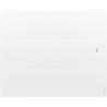 Radiateur électrique Oniris connecté pilotage intelligent  horizontal 1250W blanc Réf. 503912
