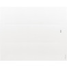 Radiateur électrique Oniris connecté pilotage intelligent  horizontal 1250W blanc Réf. 503912