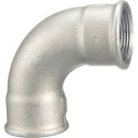 Courbe 90° fonte malléable galvanisée 2 femelle-femelle 50x60 réf.002050G