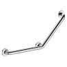 Barre à 135° diamètre 32 mm 400 x 400 mm 3 points de fixation inox poli brillant réf. 5082P