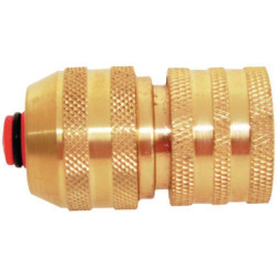 Raccord stop Laiton automatique D.19mm - 3 billes, réf. 98.00143