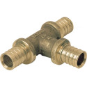 Té égal diamètre 63-63x63 en laiton non dézincifiable Rehau Réf 11691671001