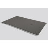 RECEVEUR BASE SLATE 75 LAVA (180x75). Bonde standard. Grille inox. Possible rebord. Découpe sur-mesure. Réf: 53012806