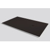 RECEVEUR BASE SLATE 90 MOKA (170x90). Bonde standard. Grille inox. Possible rebord. Découpe sur-mesure. Réf: 53001179