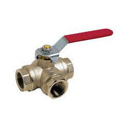 RBS laiton 3 voies en T, taraudé BSP 3/4 réf 514005