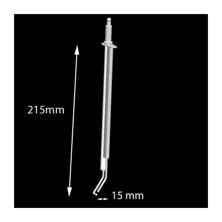 Electrode double L.215mm 786438/537DX029