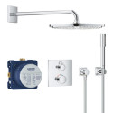 Ensemble de douche avec Rainshower Cosmopolitan 310 Grohtherm Chromé 34730000