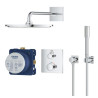 Ensemble de douche avec Rainshower Cosmopolitan 310 Grohtherm Chromé 34730000