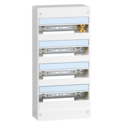 Coffret Drivia 13 modules 4 rangées IP30 IK05 Blanc RAL 9003 Ref.401214