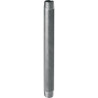 Mamelon 530 tube soudé filetage conique longueur 60mm galva D12x17 réf.530G6012