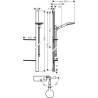 Set de douche HG Raindance Select S 120/Unica'E 1.50 m réf. 27646000