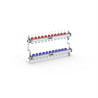 Collecteur inox 11 circuits avec débitmètre à lecture directe - pour plancher chauffant/rafraîchissant réf : 13802101200