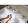 Mitigeur lavabo 110 Tecturis E  Fine CoolStart, bonde Push-Open Chromé Réf. 73020000