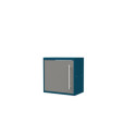 Porte pour meuble haut CLIPMETAL COLOR de 60 cm, Coloris Aluminium