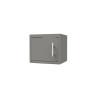 Porte pour meuble haut CLIPMETAL COLOR de 60 cm, Coloris Aluminium