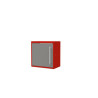 Porte pour meuble haut CLIPMETAL COLOR de 60 cm, Coloris Aluminium