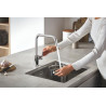 Évier en acier inoxydable K700 à encastrer par dessous Inox GROHE 31574SD1