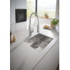 Évier en acier inoxydable K700 à encastrer par dessous Inox GROHE 31574SD1