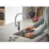 Évier en acier inoxydable K700 à encastrer par dessous Inox GROHE 31574SD1