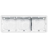 Cadre saillie Mosaïc pour support réf. 802 53 prof 40 mm 6/8 ou 3x2 modules horizontaux Ref.080286