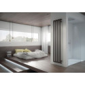 Radiateur eau chaude STEP V vertical Noir satiné 2000x670x107 1227W  Réf. SE120000630IR01001