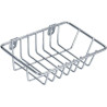 Porte-savon/éponge mural, fil inox D 4 mm, acier inoxydable, électro-poli réf. 065144