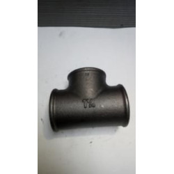 Té 130 fonte malléable noir femelle 33x42 réf.130033N