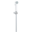 Douchette intime Tempesta avec support mural finition blanche silverflex 1000 réf. 26355IL0