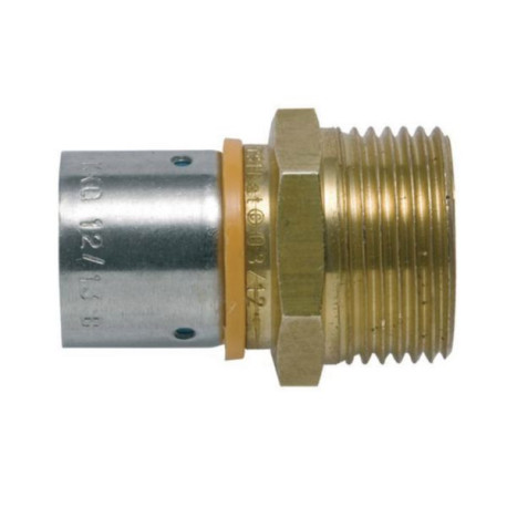 Raccord à sertir mâle fixe DN12-12x17 Réf 523301-EB50