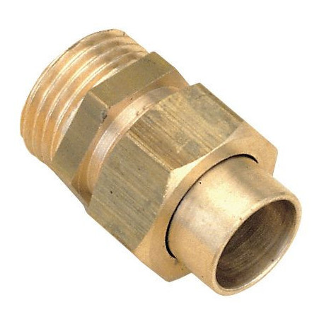Raccord union 3 pièces droit mâle26/34-28 8341Gcu (sachet de 5 pièces) ALTECH