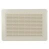 Grille d'aération spéciale façade en applique rectangulaire horizontale sable GAPM2