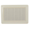 Grille d'aération spéciale façade en applique rectangulaire horizontale sable GAPM2