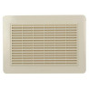 Grille d'aération spéciale façade en applique rectangulaire horizontale sable GAPM2