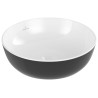 Vasque à poser Artis Rond 430 mm pour robinetterie murale ou robinetterie surélevée sans plage de robinetterie sans trop-plein Coal Black Réf. 417943BCT8