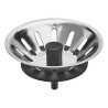Panier manuel inox diamètre 75 pour bonde d'évier diamètre 90 Réf 39070000000