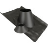 Solin Bioten noir 5 - 30° 150 mm + collet RAL 9005 Réf 471415