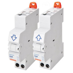 Connecteur pour câble électrique Fixmatic GW auto - 2P 63A 1M - la paire Réf.GW96506F