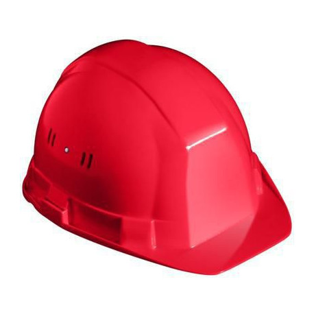 Casque de chantier Océanic 2 RB40 taille 53-61 cm rouge