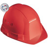 Casque de chantier Océanic 2 RB40 taille 53-61 cm rouge