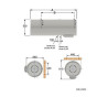 Chauffe-eau électrique 100L horizontal THS EASYTRI Réf. 7788351