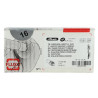 Manchon à sertir à visser mâle fixe Fluxo laiton diamètre 16x1/2mm réf. FLM1615M